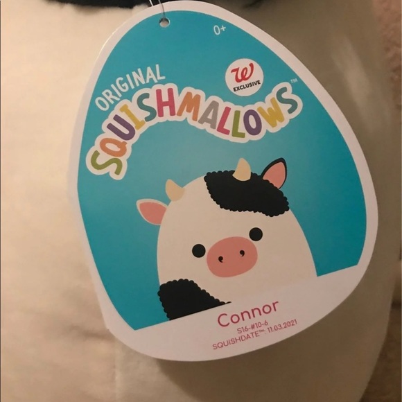 Connor the fuzzy cow 16” Squishmallow - Picture 4 of 4